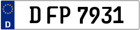 Truck License Plate